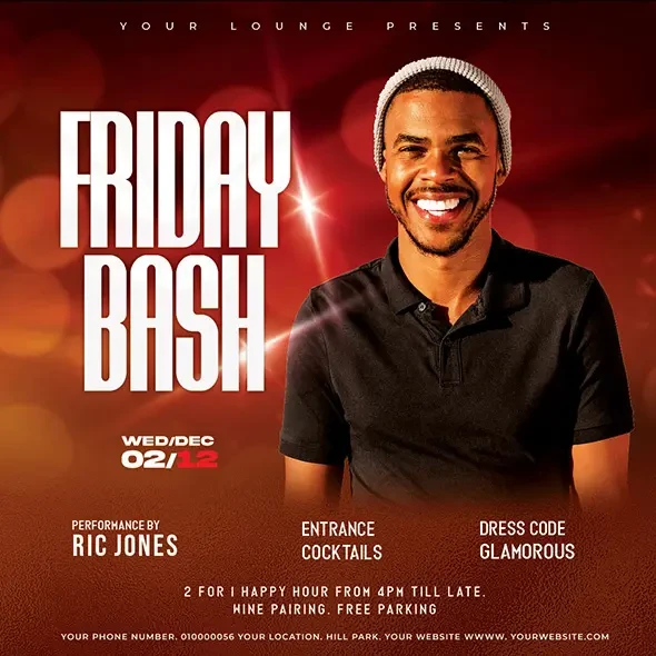 Friday Bash Flyer main preview