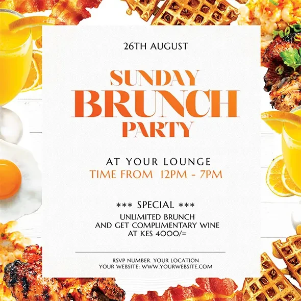 Sunday Brunch Flyer main preview