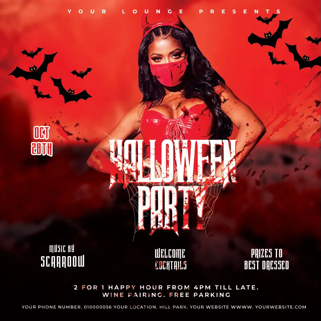 Halloween Party Flyer main preview