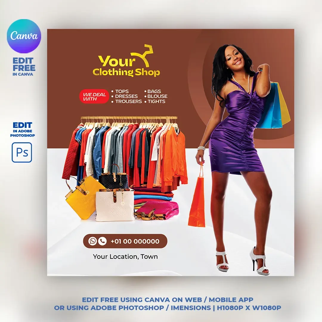 Boutique Shop Promo Flyer main preview