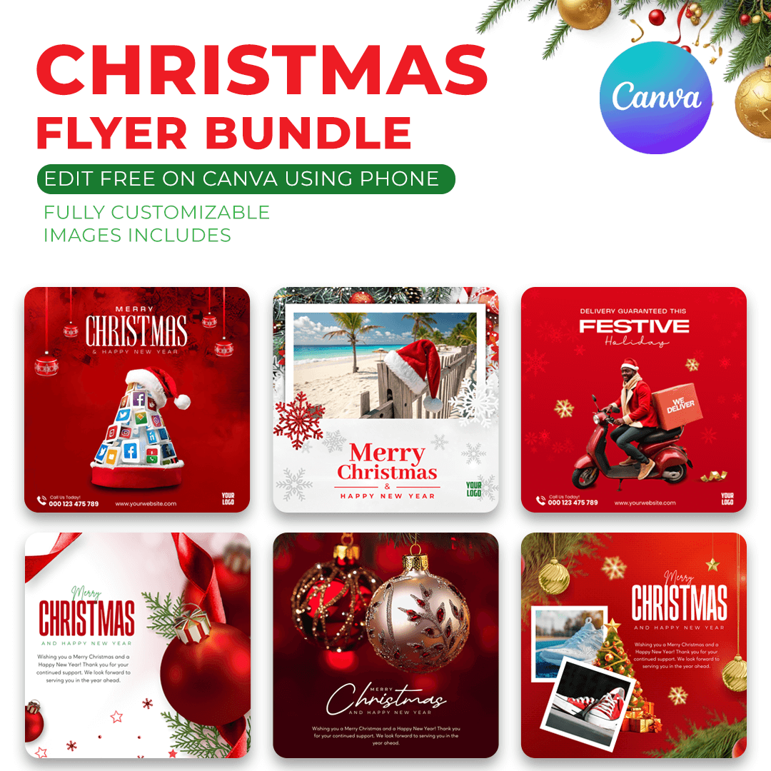 Merry Christmas  Flyer Design screenshot 1