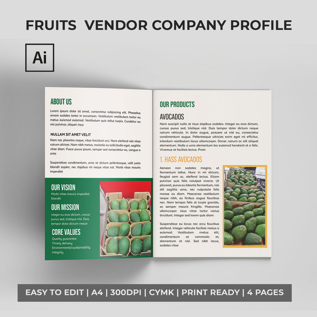Fruit Vendor Company Profile screenshot 2