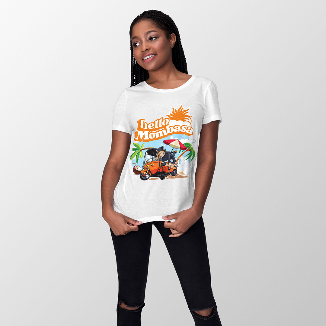 Kenya Hello Mombasa Tshirt Design screenshot 2
