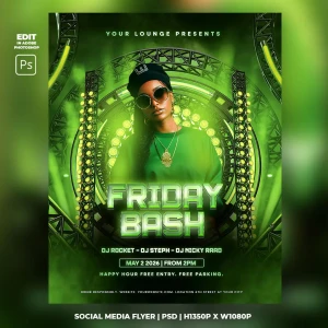 Friday Bash Flyer Template