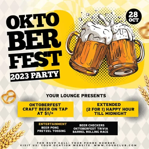 Oktoberfest Celebration Flyer