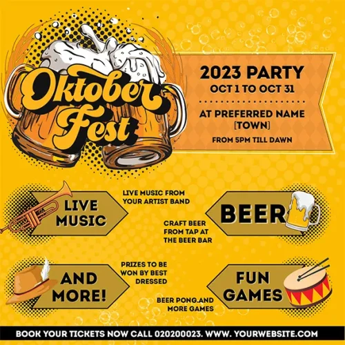 Oktoberfest Party Flyer