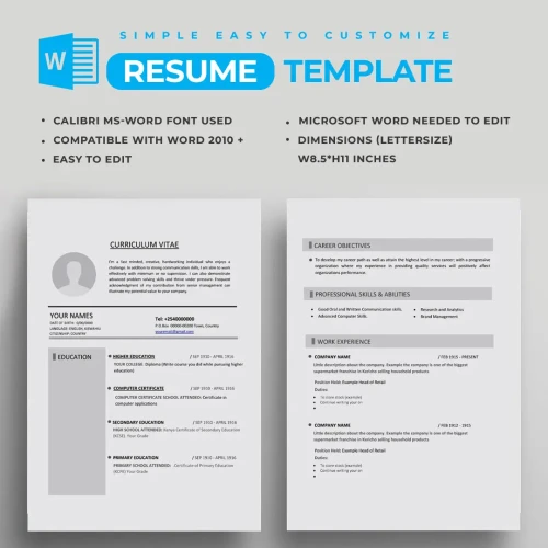 Modern Resume Template