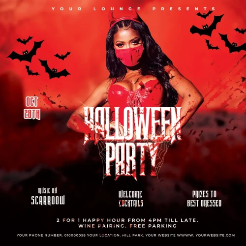 Halloween Party Flyer