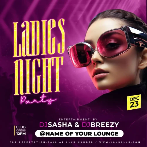 Ladies Night Party Flyer